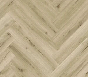 JOKA Designboden 555 Wooden Styles 702H Oak Cream Herringbone Vinylboden