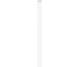 VOX Abschlussleiste Linerio M-Line White rechts