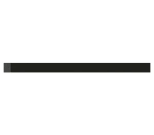 Universal-Abschlussleiste Linerio S/M-Line Black VOX