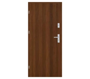 Wohnungseingangstür Erkado Herse Set Nussbaum Greko GOLD-Paket