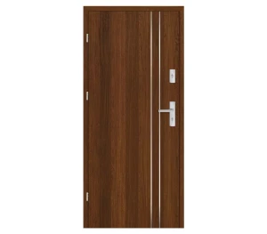 Wohnungseingangstür Erkado Herse Lux Set 104 Nussbaum Greko GOLD-Paket