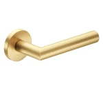 Türdrücker mit Rundrosette Metal-Bud NOVA - Gold Matt