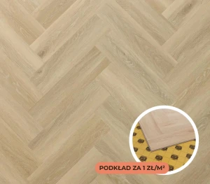 ARBITON Amaron Herringbone Vinylboden Eiche Deventer + Unterlage für 1 € AKTION