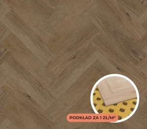 Arbiton Amaron Herringbone Vinyl-Designboden Georgetown Eiche + Unterlage für 1 PLN AKTION