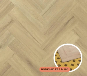 ARBITON Amaron Herringbone Vinyl-Designboden Eiche Princeton + Unterlage für 1 € AKTION