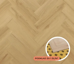 Arbiton Amaron Herringbone Vinyl-Laminat Eiche Virgin + Unterlage für 1 zł AKTION
