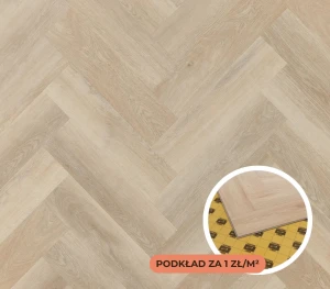 ARBITON Amaron Herringbone Vinylboden Eiche Dearwood + Unterlage für 1 € AKTION