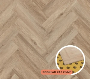 ARBITON Amaron Herringbone Windsor Eiche Vinylboden + Unterlage