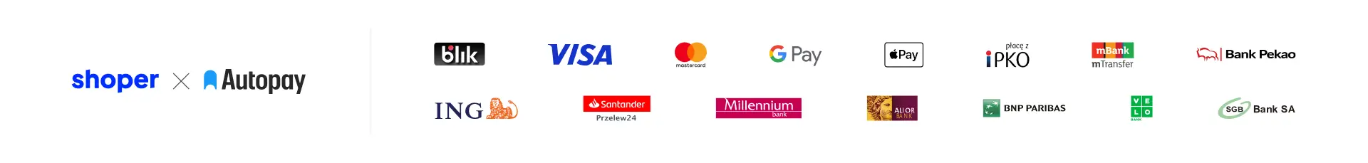Zahlungsdienstleister Logos